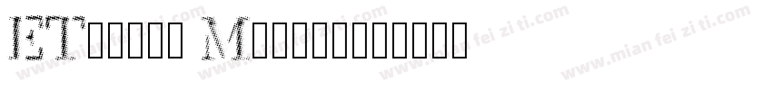 ET16x15 Medium字体转换